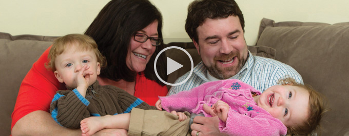 Family with children talks about how grateful they are for the great care their newborn received at the Special Care Nursery, staffed by North Shore Physicians Group neonatologists
