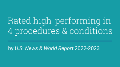 high performing designation US News and World report