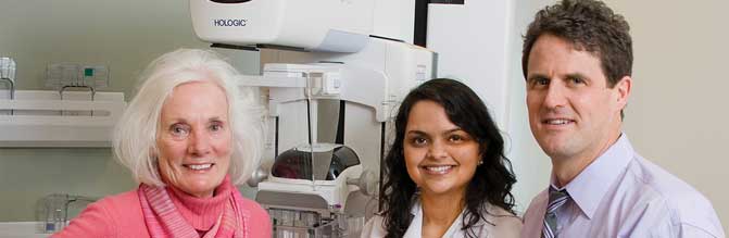 breast cancer surgeons with patient